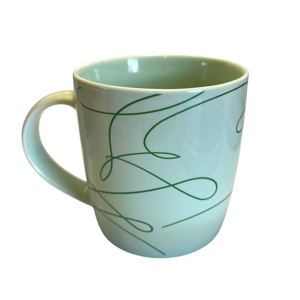 2020 Starbucks Green Siren Logo Mug Mint Green Logo Coffee Cup Mermaid 12 oz. - Picture 2 of 3
